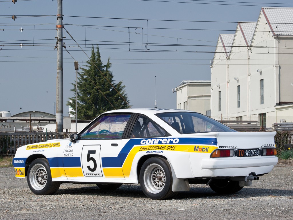 Opel Manta 400 Grupo B: trasera