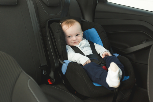Seguridad de asientos del coche para niños.