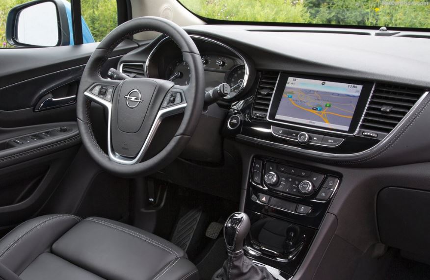 Interior del Opel Mokka X.