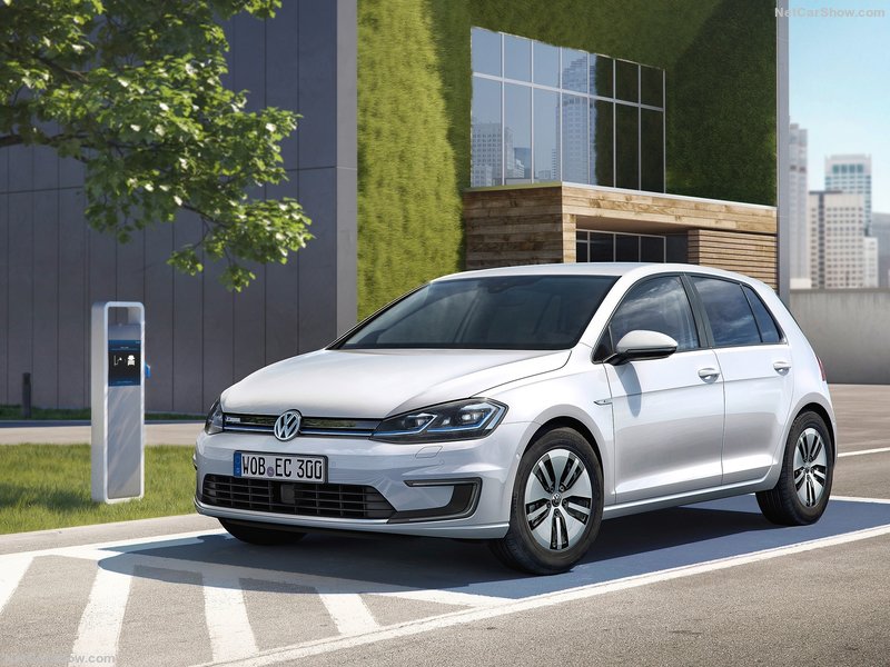 Volkswagen e-Golf eléctrico: frontal