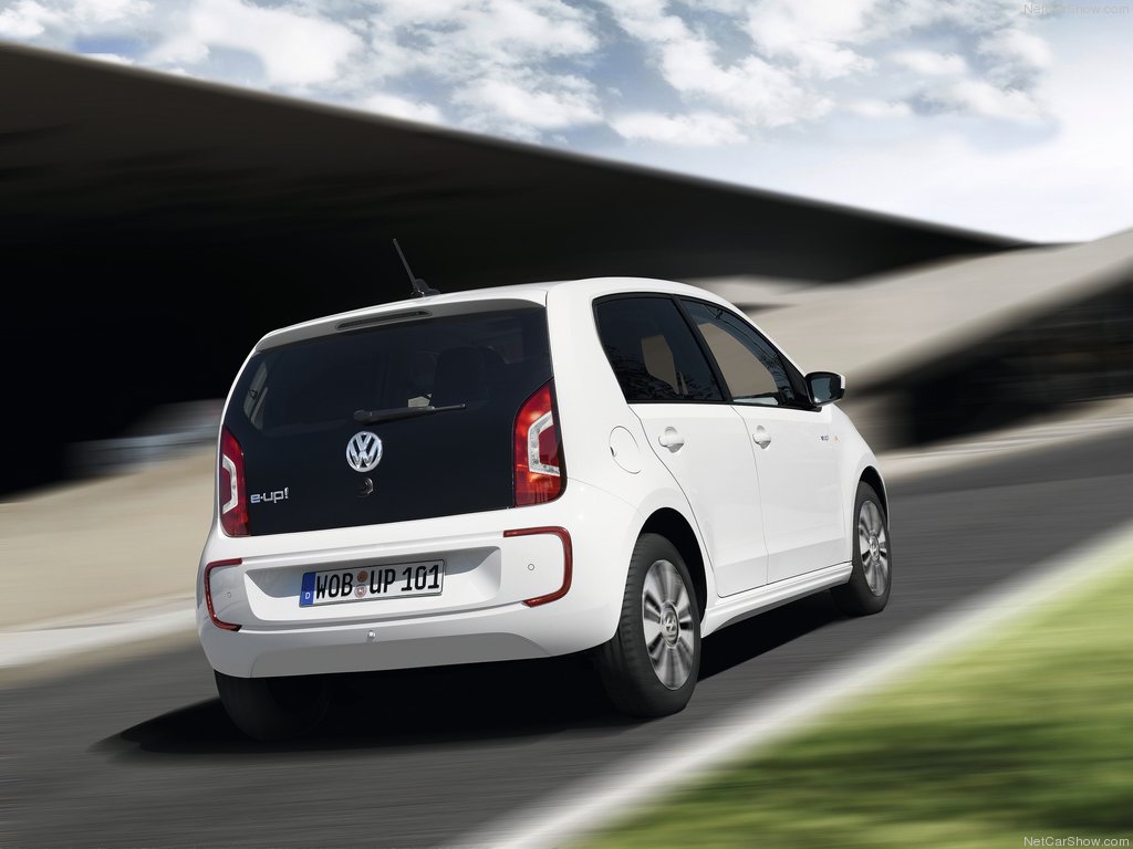 Volkswagen e-Up! eléctrico: trasera