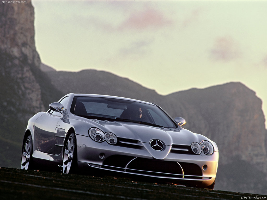 Parde delantera del Mercedes Benz SLR McLaren 2004