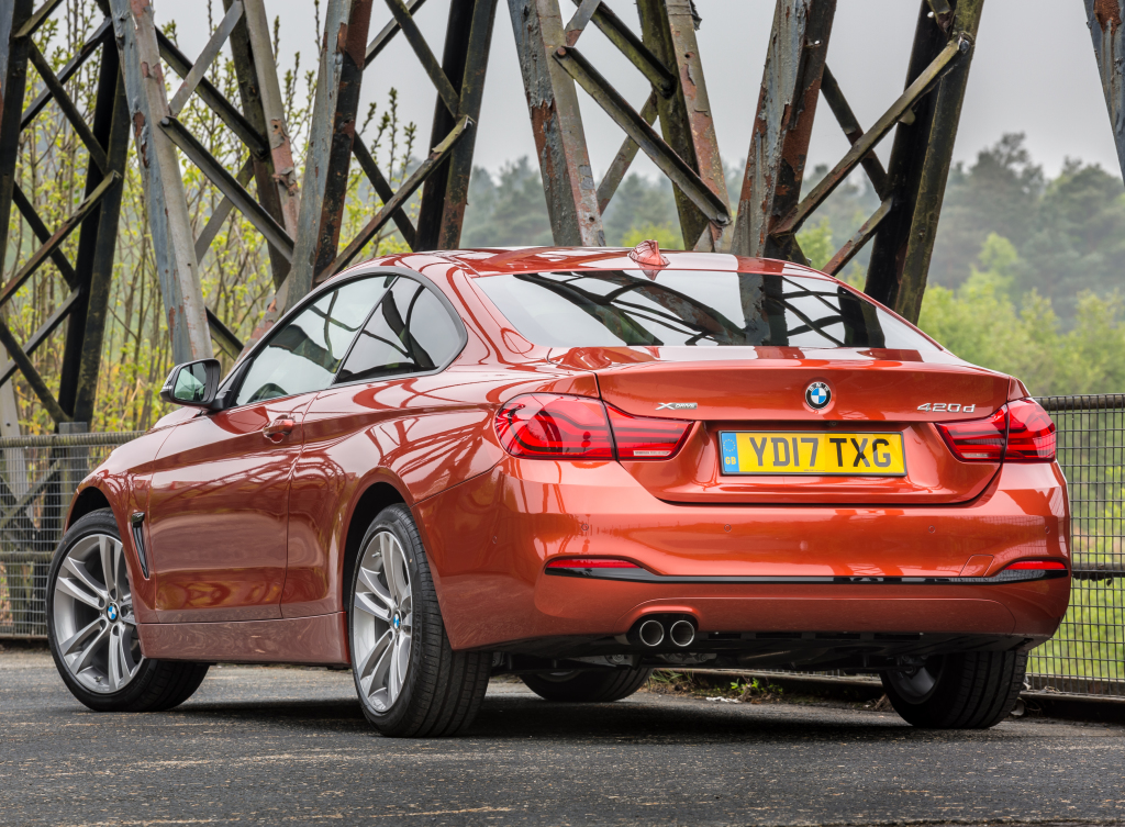 BMW Serie 4 Coupe: trasera