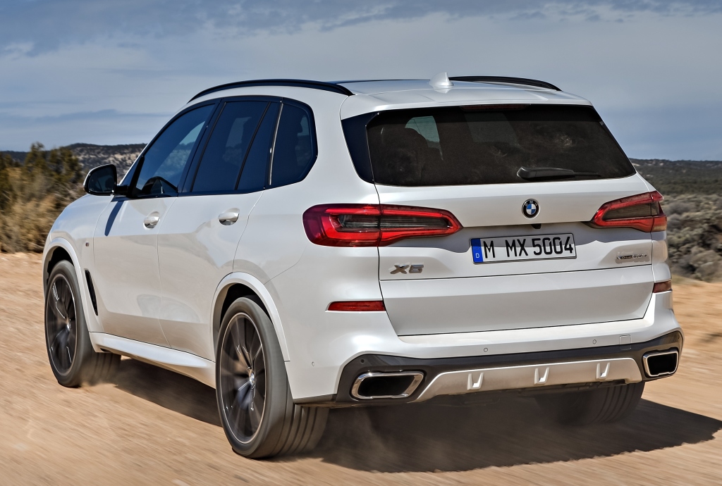 BMW X5: trasera