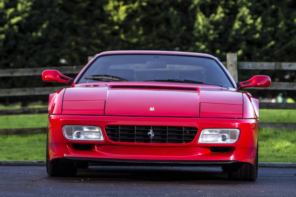 parte delantera del Ferrari 512 TR 1991-94