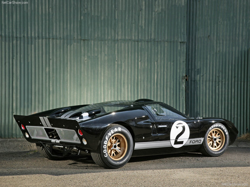 Ford GT40: trasera
