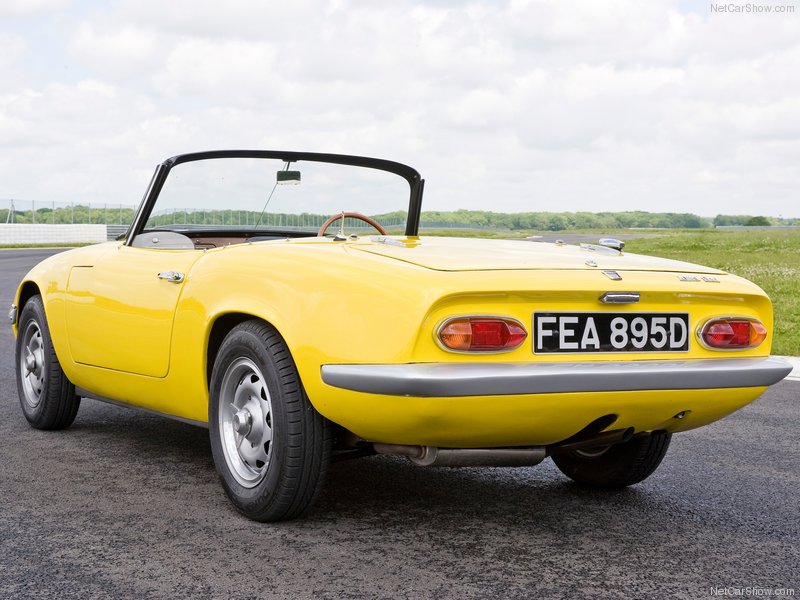 Lotus Elan: trasera