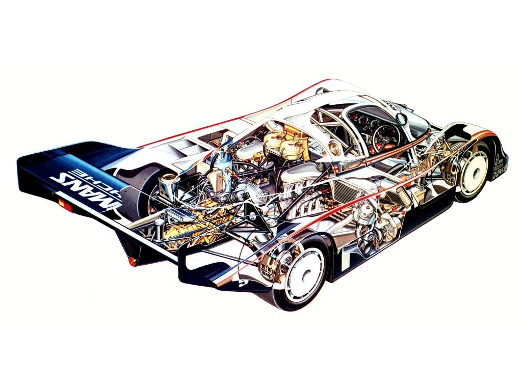 Porsche 956 C: chasis