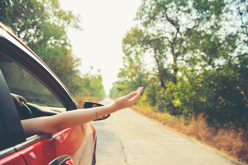 Disfrutar viajando en coche