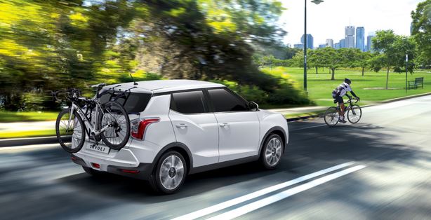 Exterior del SsangYong Tivoli.