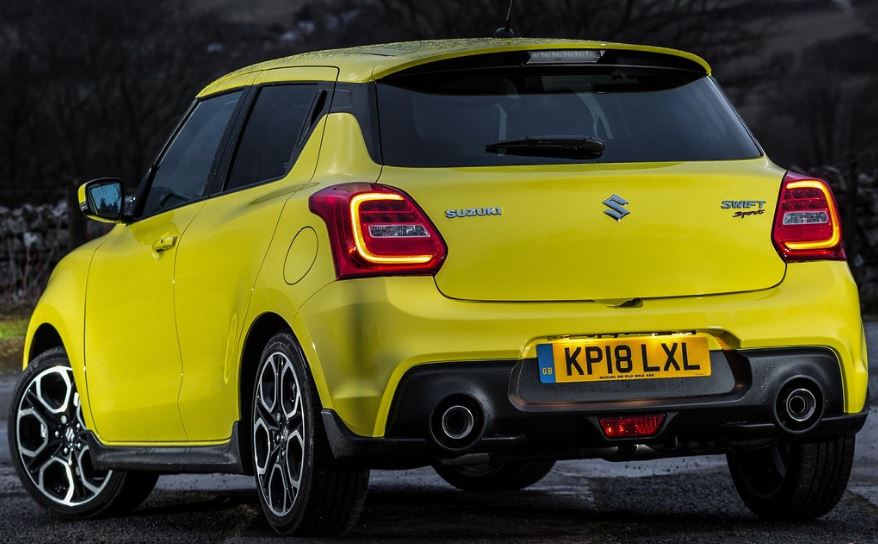 Exterior del Suzuki Swift.