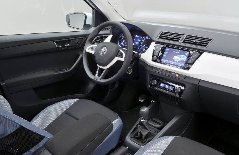 Interior del nuevo Skoda Fabia.