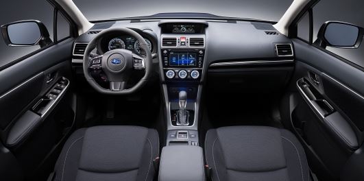 Interior del nuevo Subaru Levorg.