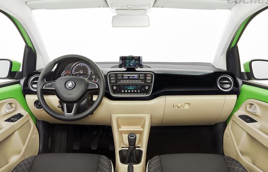 Interior del Skoda Citigo.