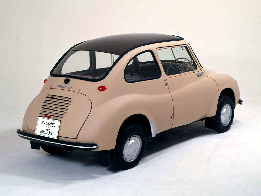 Subaru 360: trasera