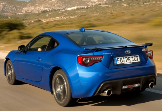 Subaru BRZ: trasera