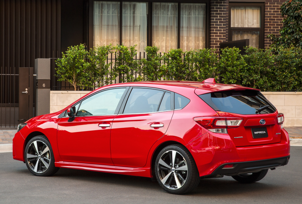Subaru Impreza: trasera