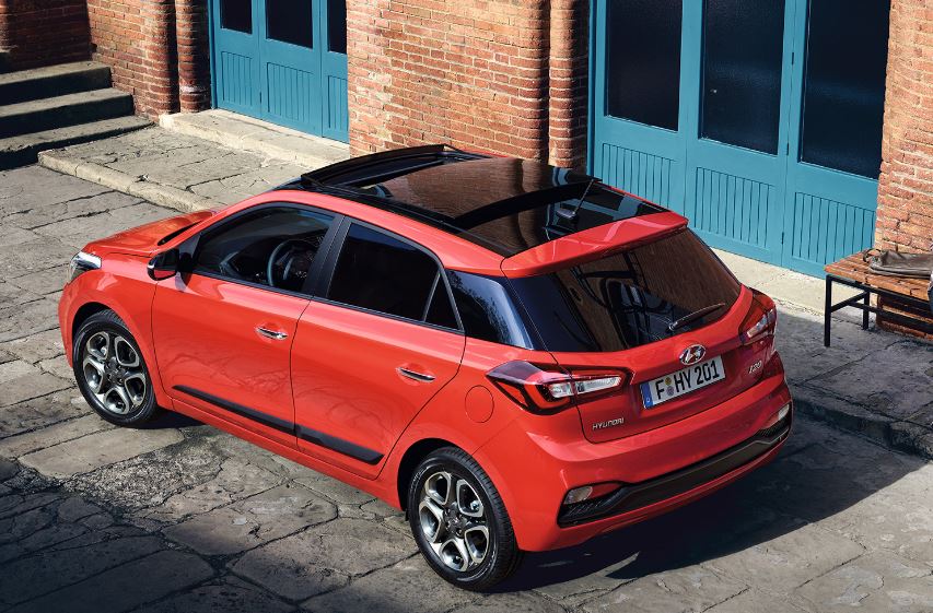 Aspecto exterior del Hyundai i20 de 2018.