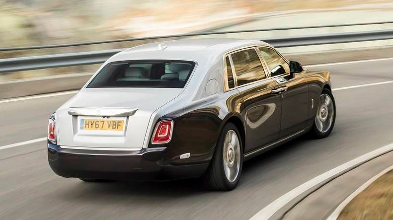 Diseño exterior del nuevo Rolls-Royce Phantom 2018.