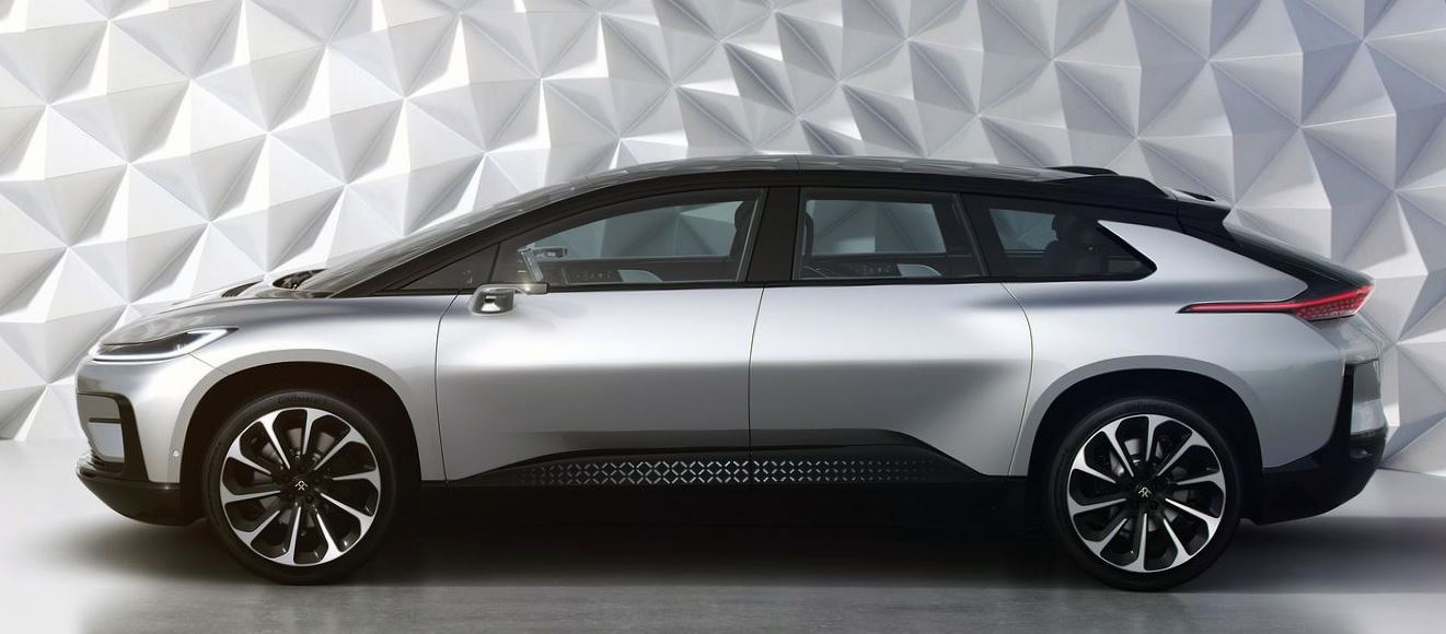 Diseño del Faraday Future FF91.