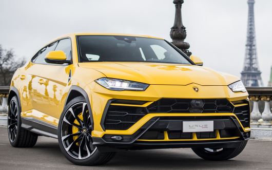 Diseño del Lamborghini Urus.