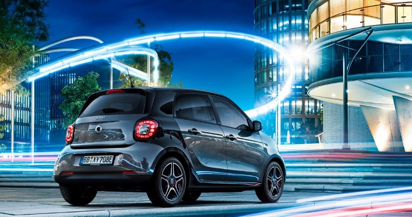 Exterior del Smart EQ Forfour.