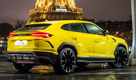 Imagen exterior del Lamborghini Urus.