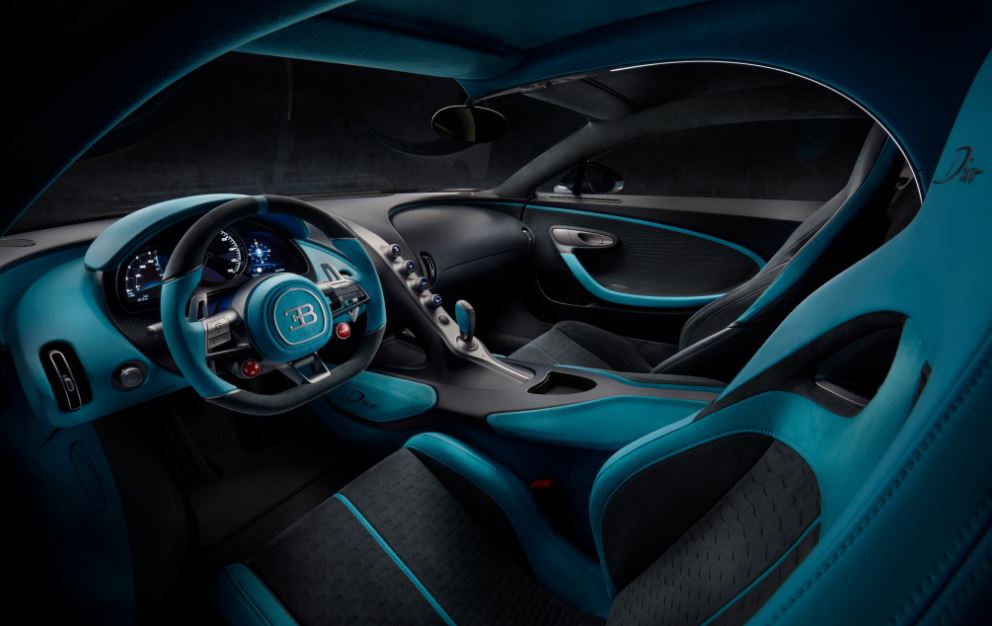 Interior del Bugatti Divo.