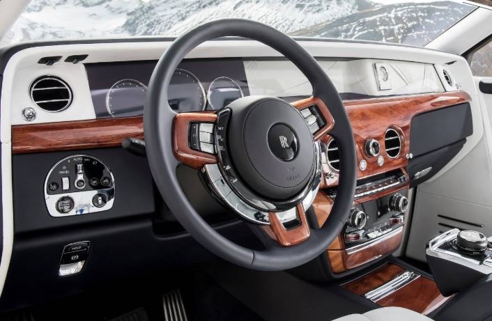 Interior del Rolls-Royce Ghost.