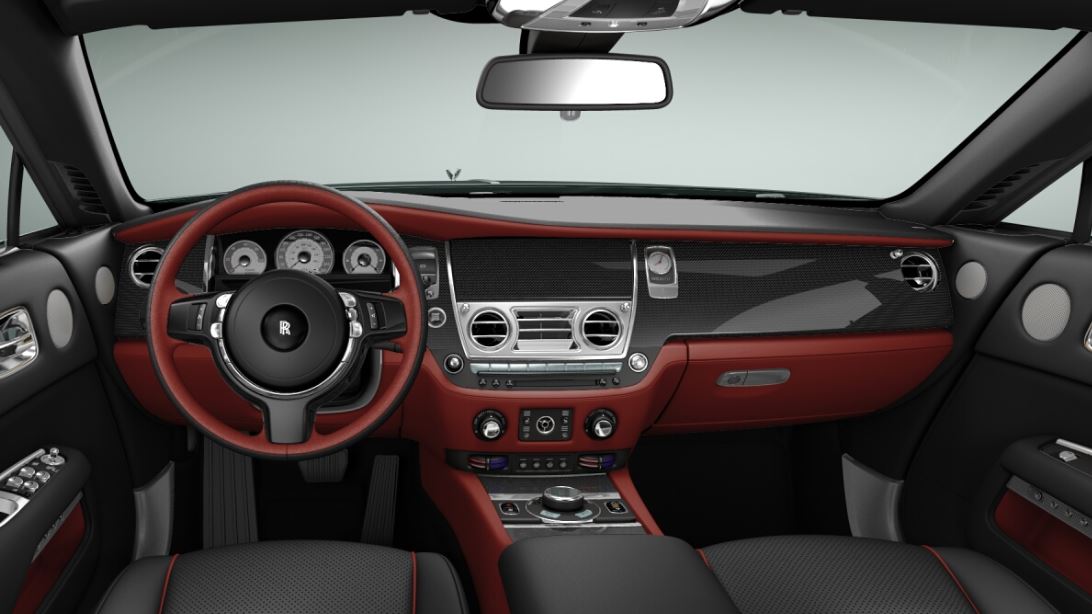 Interior del Rolls-Royce Wraith.