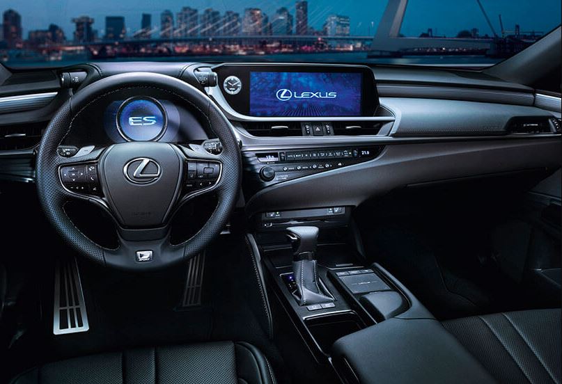 Interior del Lexus ES 300h.