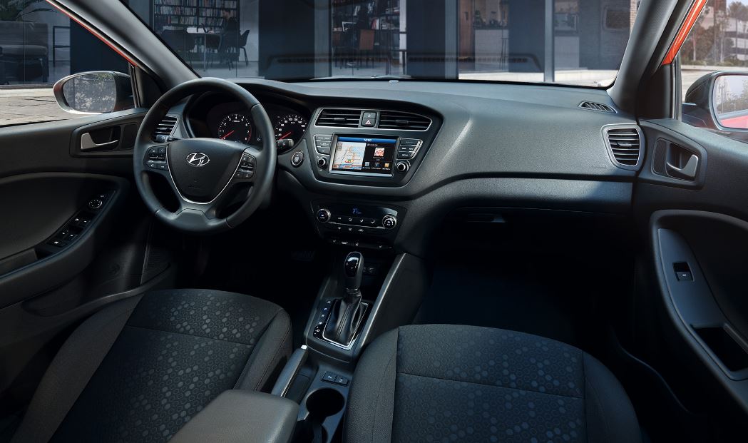 Interior del nuevo Hyundai i20 de 2018.