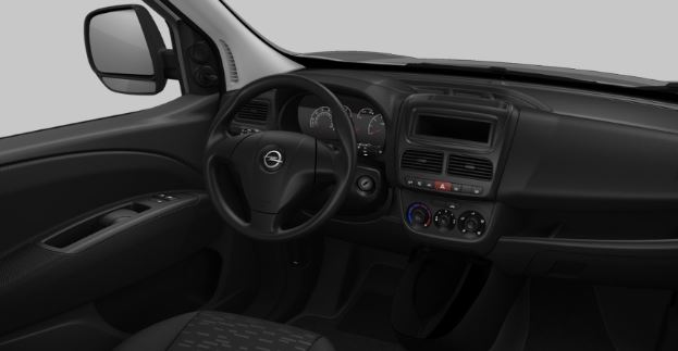 Interior del Opel Combo Cargo.