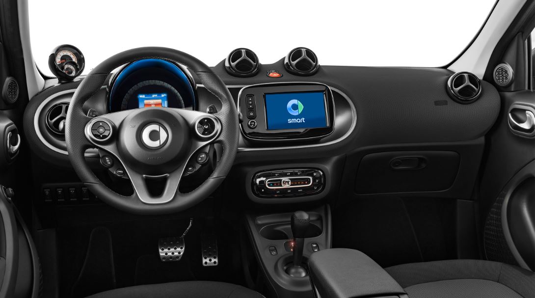 Interior del Smart Forfour.