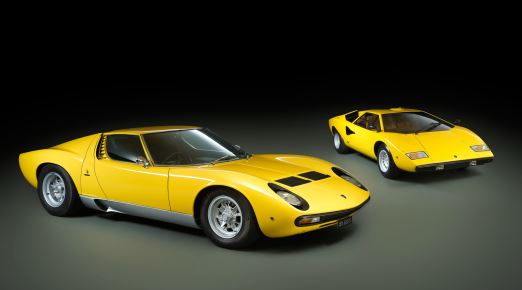 Lamborghini Miura y Countach.