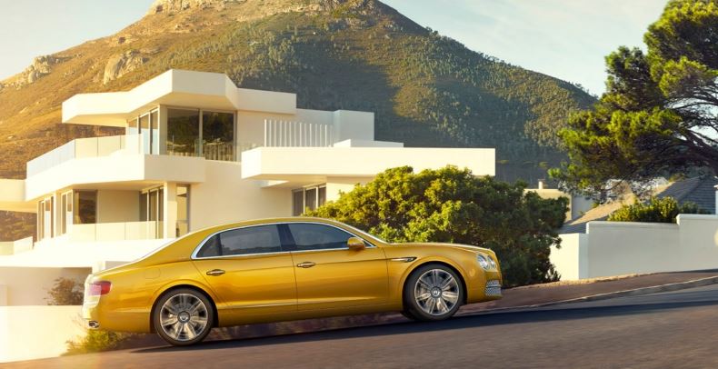 Actual Bentley Flying Spur.