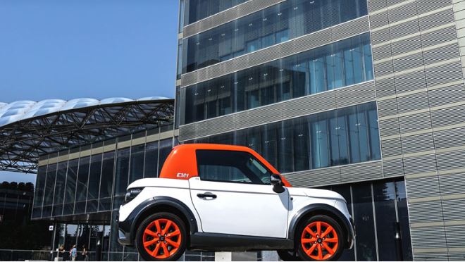 Diseño de la gama Tazzari Ev.