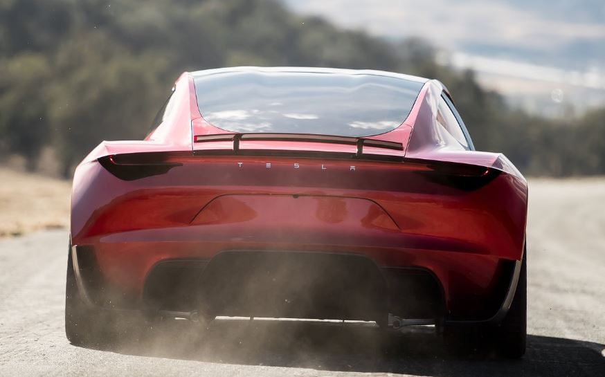 Diseño del Tesla Roadster.