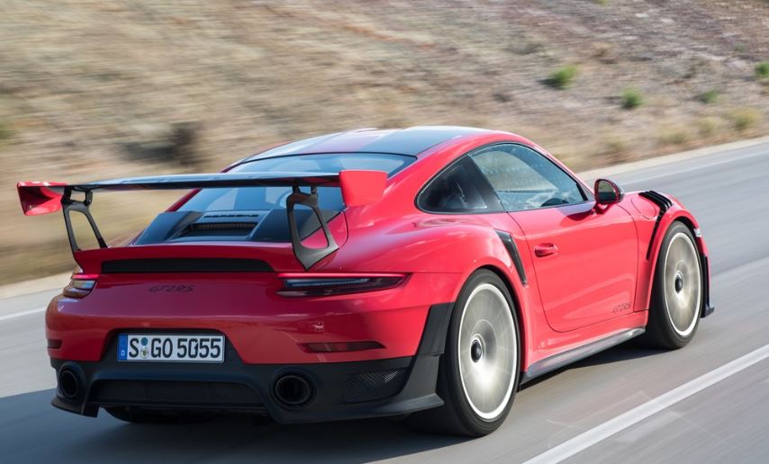 Exterior del Porsche 911 GT2 RS.