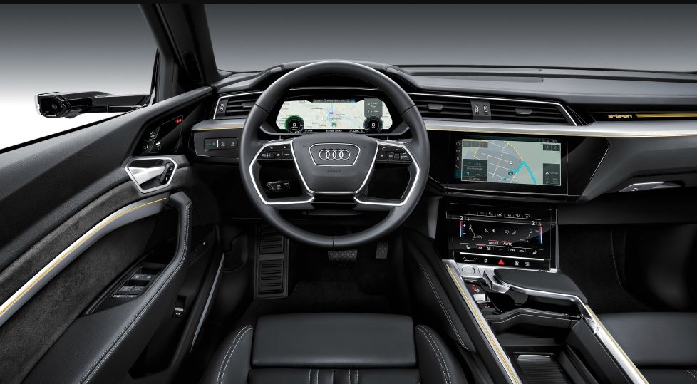 Interior del Audi e-tron.