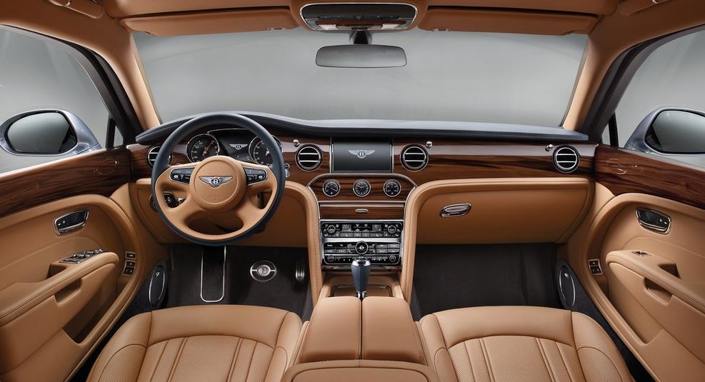 Interior del Bentley Mulsane.