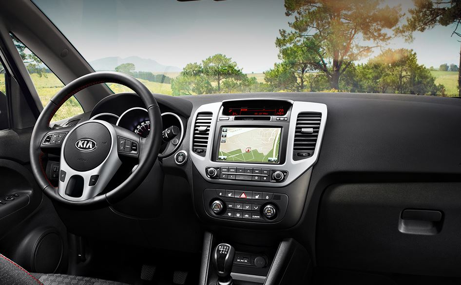 Interior del Kia Venga.
