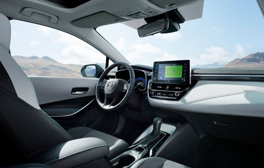 Interior del nuevo Toyota Corolla 2019.