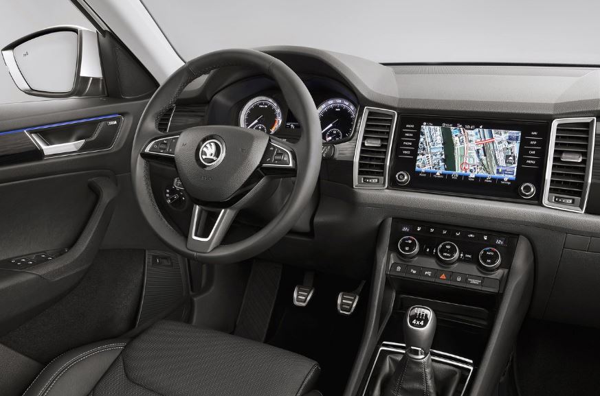 Interior del Skoda Kodiaq.