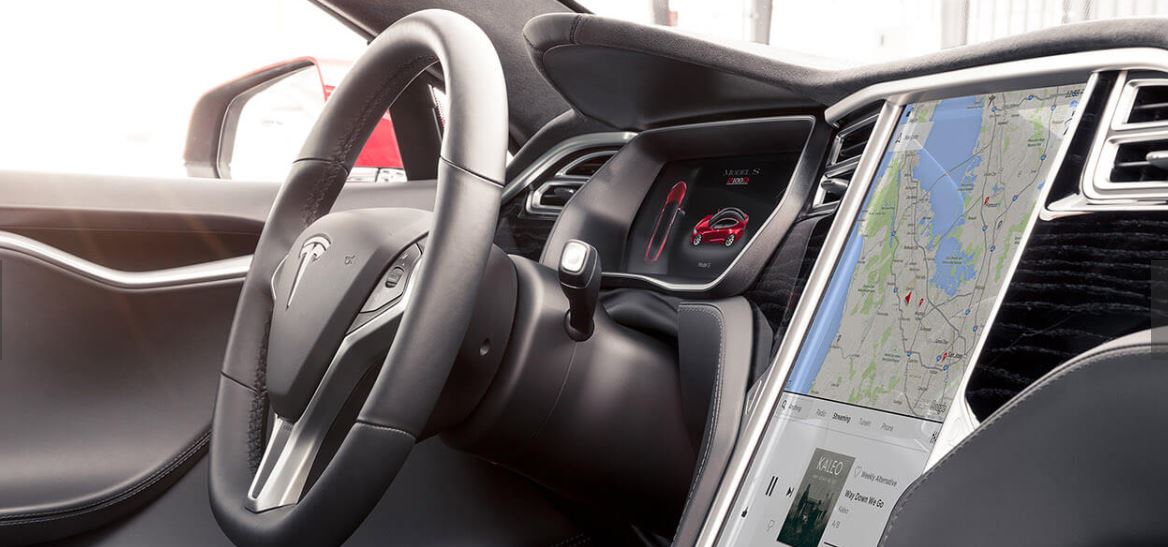 Interior Tesla Model S.