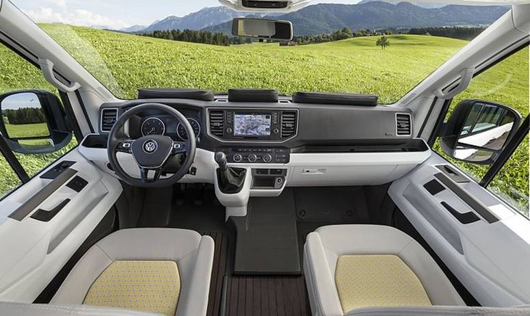 Interior de la Volkswagen Grand California.