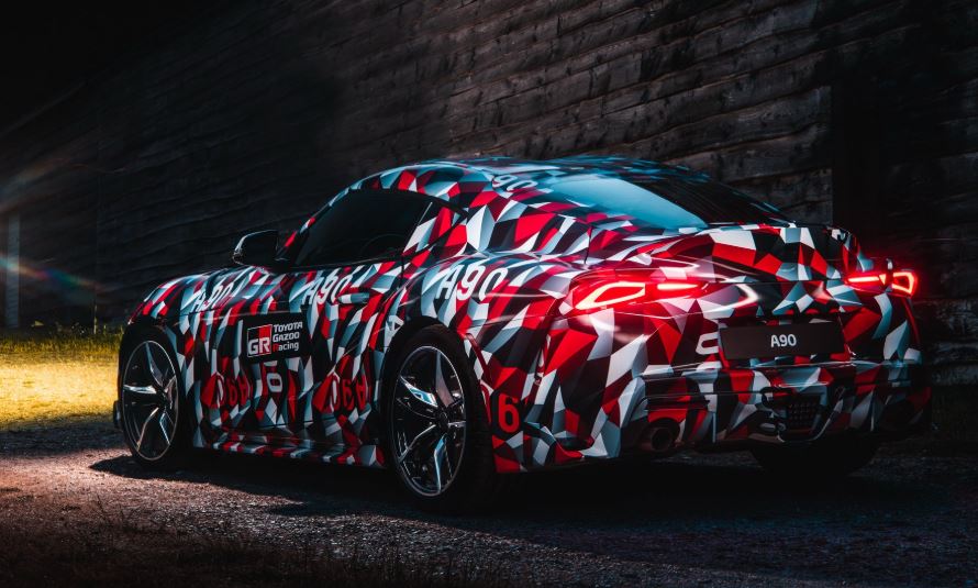 Diseño del nuevo Toyota Supra.