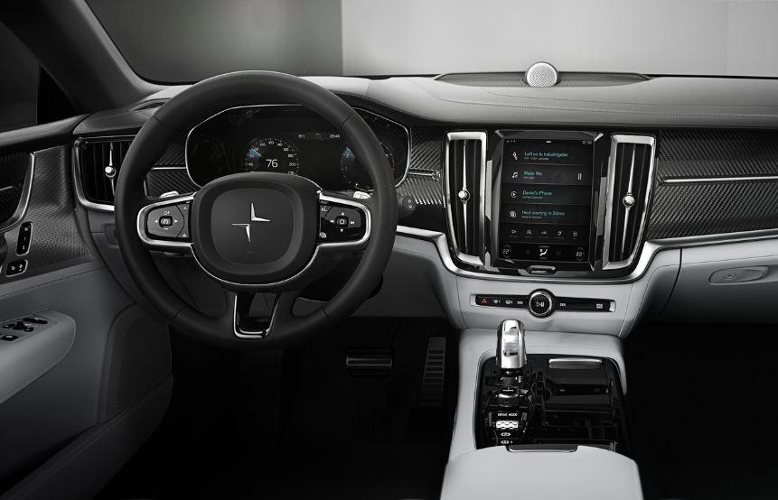 Interior del Polestar 1.
