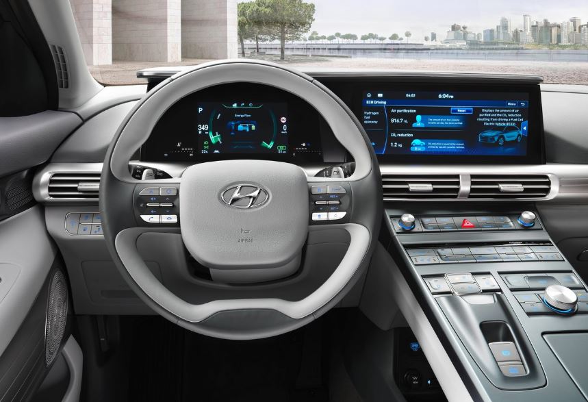Interior del Hyundai Nexo 2018.