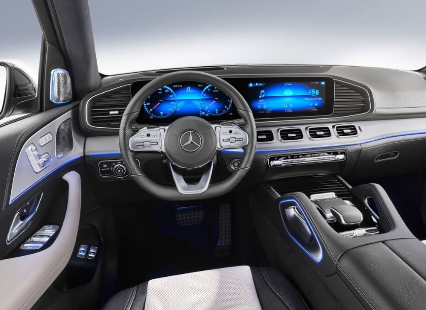 Interior del Mercedes GLE 2019.